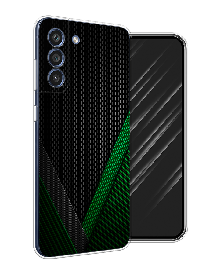 

Чехол Awog на Samsung Galaxy S21 FE 5G / Самсунг S21 FE 5G "Зеленый карбон", Черный;зеленый, 2103050-3