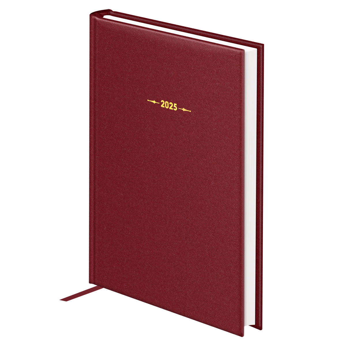 

Ежедневник BG Ariane Dark red, датированный на 2025 г, А5, 176 л