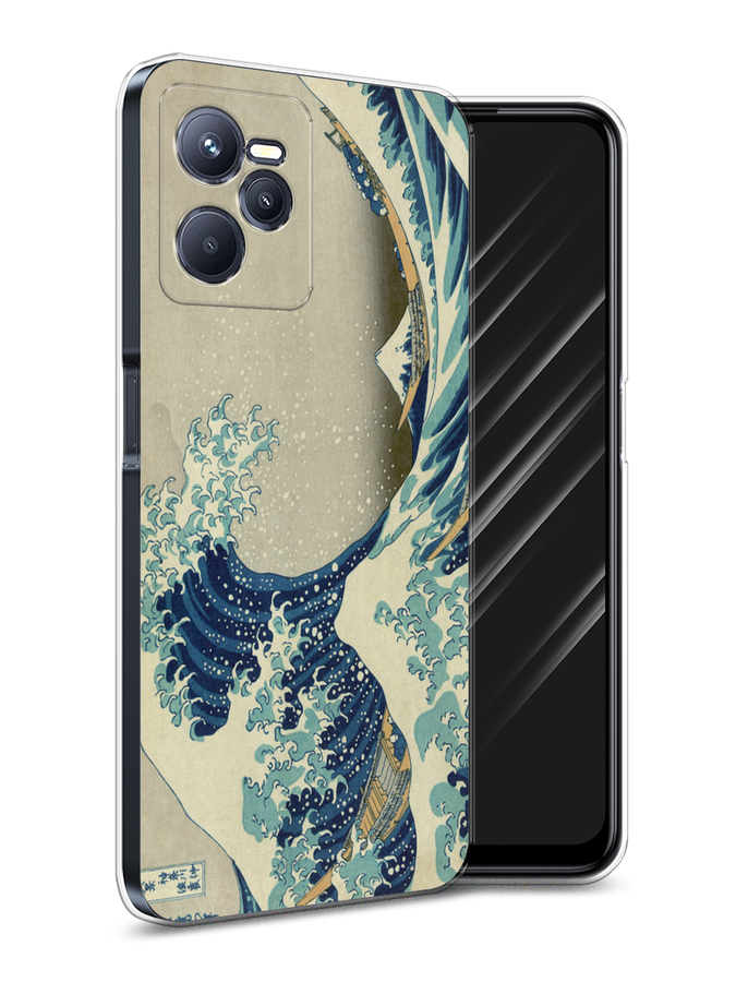 

Чехол Awog на Realme C35 "Большая волна в Канагаве", Разноцветный, 259250-9