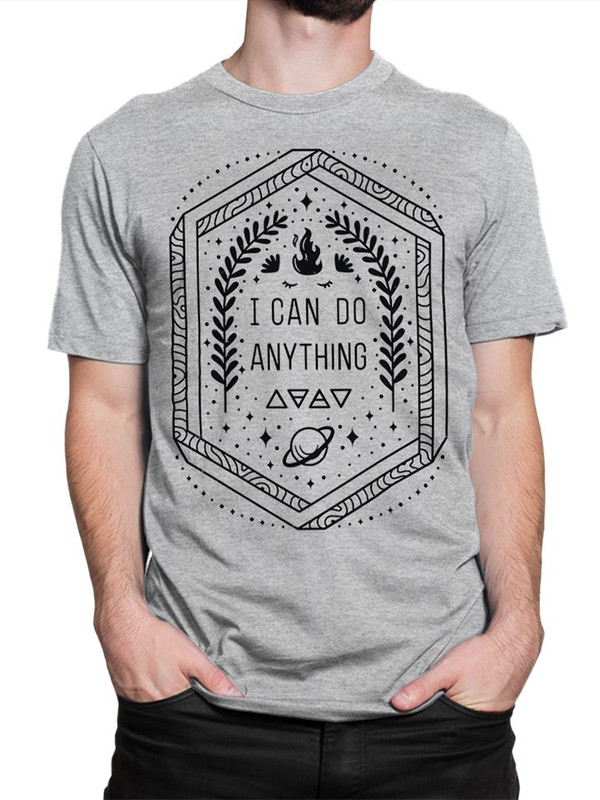 

Футболка мужская DreamShirts Studio Я могу всё / I can do anything / серая M, Серый, Я могу всё / I can do anything /