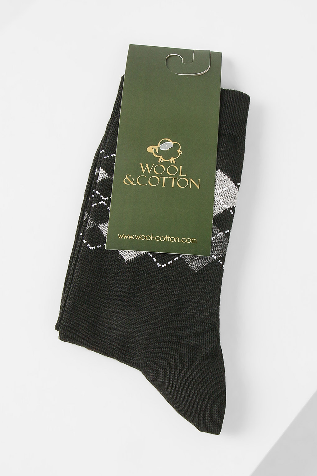 

Носки мужские Wool&Cotton NNAM черные, Черный, NNAM