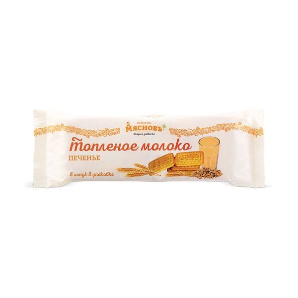 

Печенье МясновЪ ПЕКАРНЯ Топленое молоко 176 г