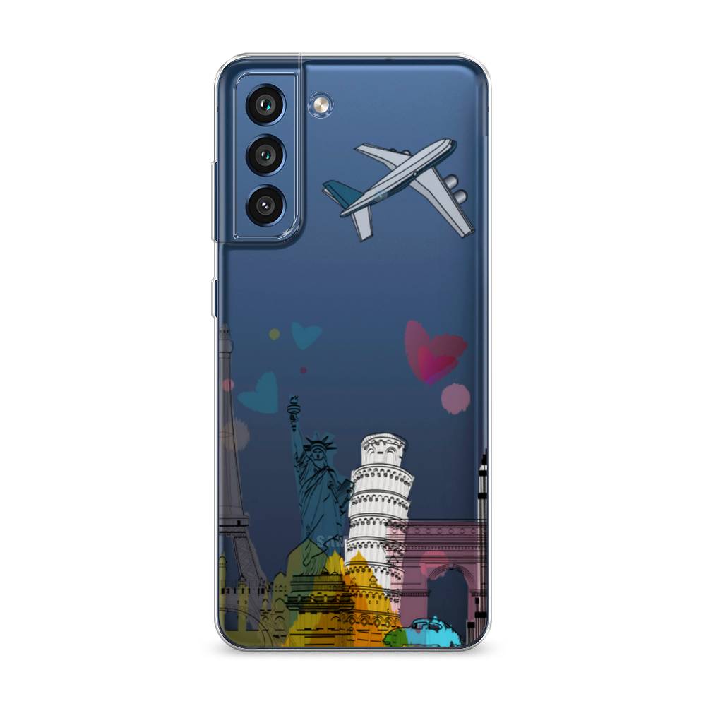 

Чехол Awog на Samsung Galaxy S21 FE 5G / Самсунг S21 FE 5G "Самолет путешествий", Желтый, 2103050-10