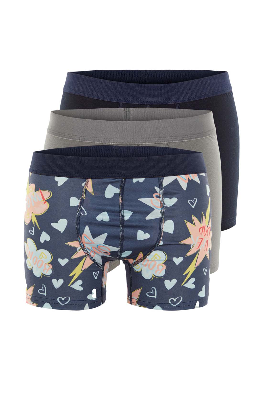 

Комплект трусов мужских Trendyol TMNAW23BX00062 разноцветных L, trendyol TMNAW23BX00062