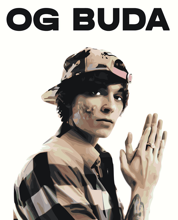 

Картина по номерам Цветное OG buda ОГ буда рэпер Портрет 40х50