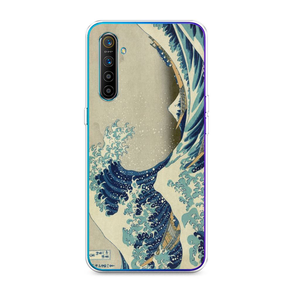 

Чехол Awog на Realme XT "Большая волна в Канагаве", Разноцветный, 251450-9
