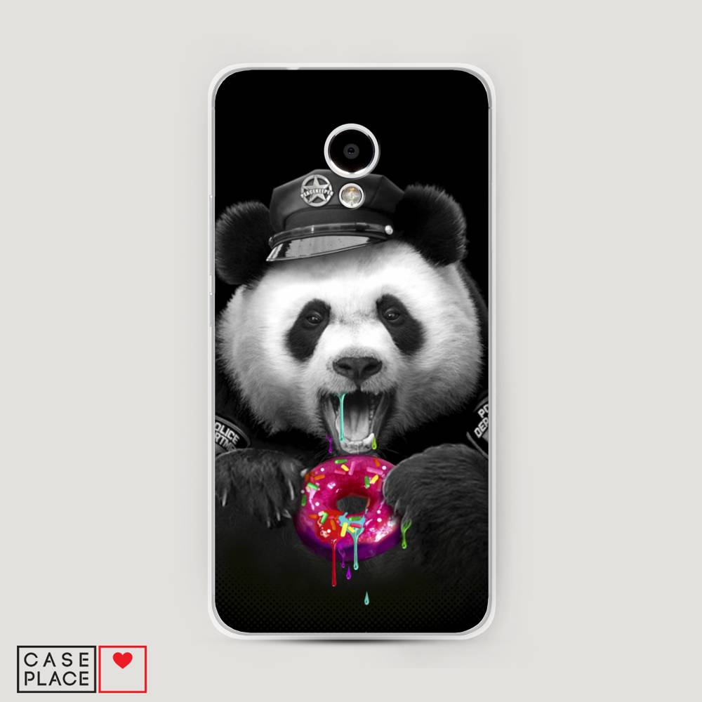 

Чехол Awog на Meizu M5S "Панда police", Черный;белый;розовый, 72250-2