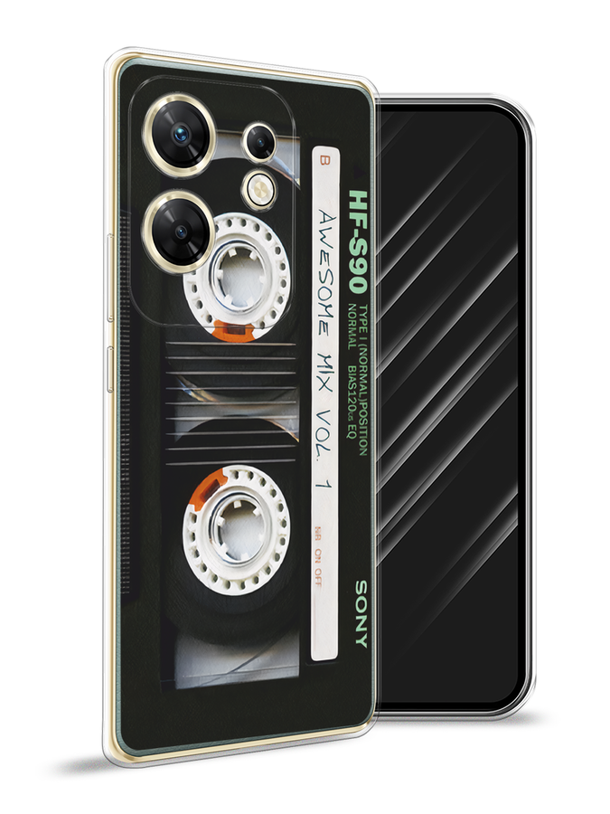 

Чехол Awog на Infinix Zero 30 4G "Кассета", Черный, 3105050-1