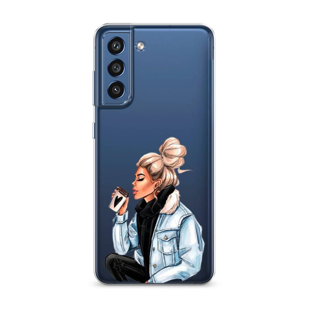 

Чехол Awog на Samsung Galaxy S21 FE 5G / Самсунг S21 FE 5G "Cute girl", Коричневый;бежевый, 2103050-7