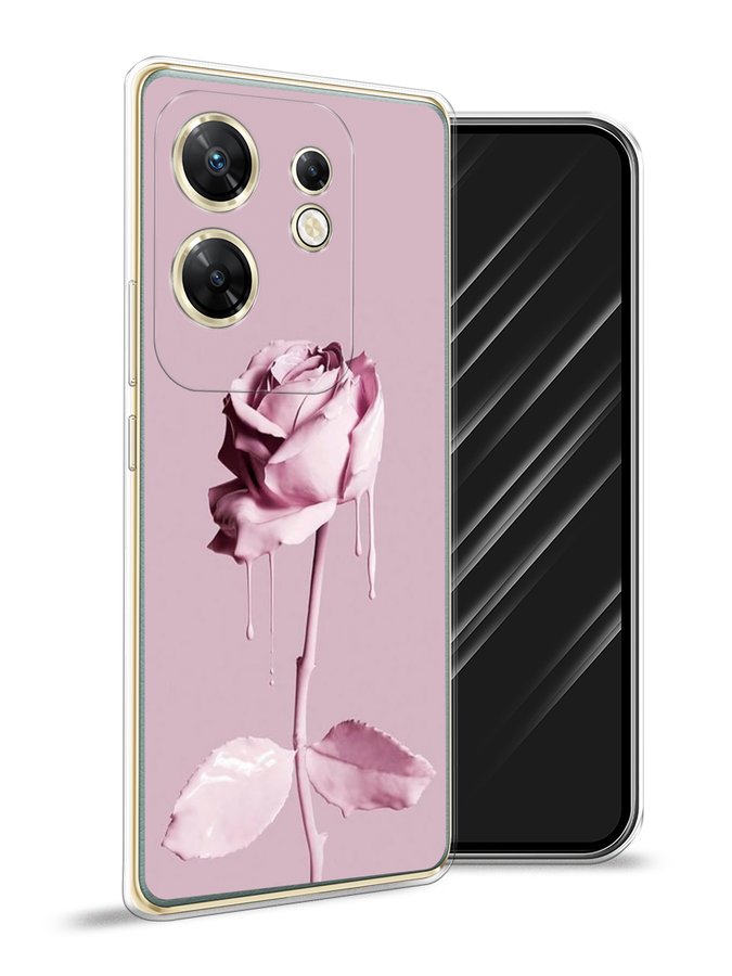 

Чехол Awog на Infinix Zero 30 4G "Роза в краске", Белый;розовый, 3105050-1