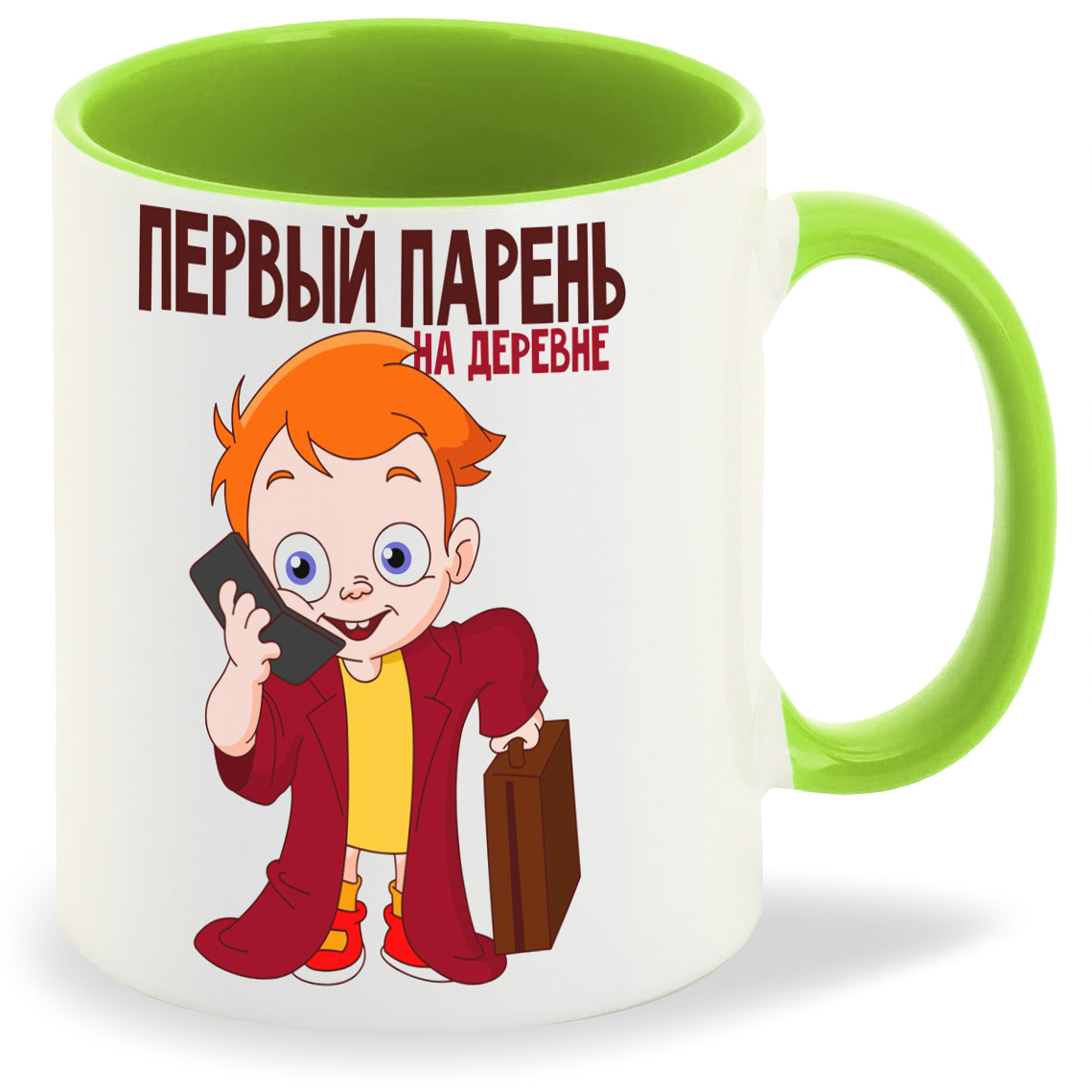 

Кружка CoolPodarok Первый парень на деревне, Первый парень на деревне