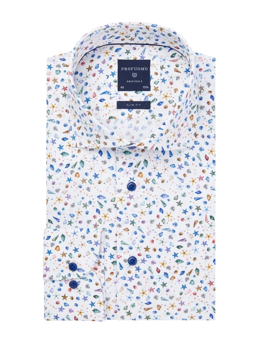

Рубашка мужская PROFUOMO PPRH1A1098 белая 3XL; 52 EU; 48 DE, PPRH1A1098