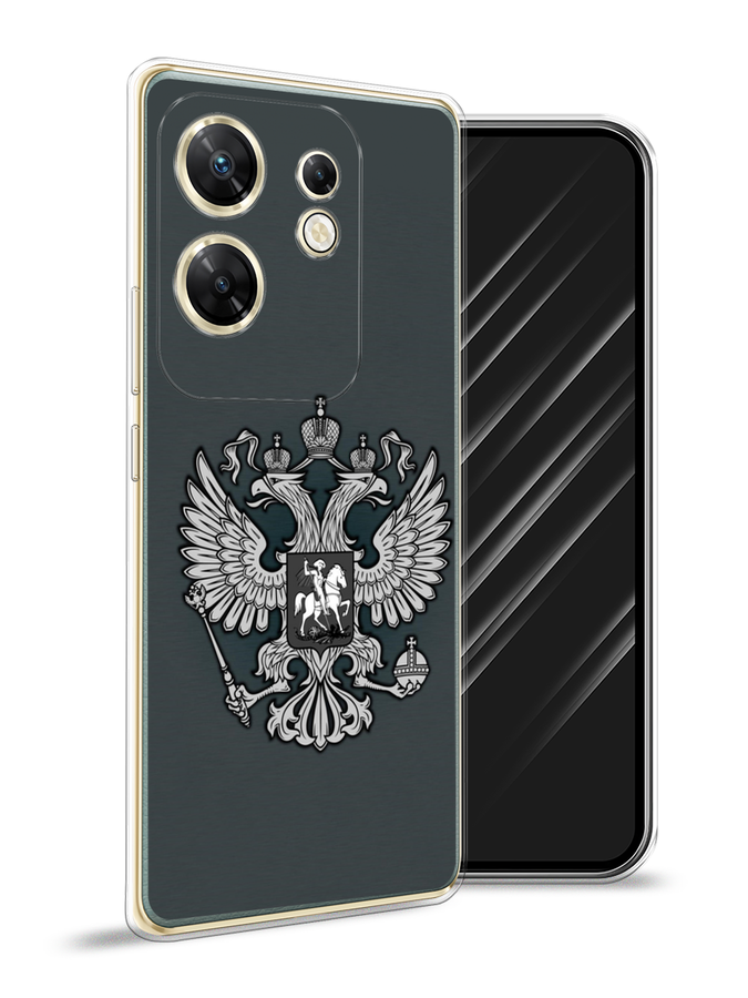 

Чехол Awog на Infinix Zero 30 4G "Герб России серый", 3105050-1