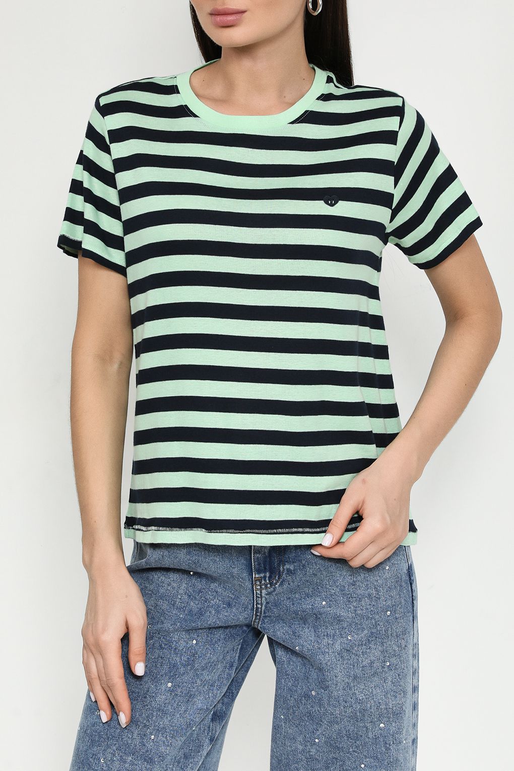 

Футболка женская Pepe Jeans PL505845 зеленая XS, Зеленый, PL505845