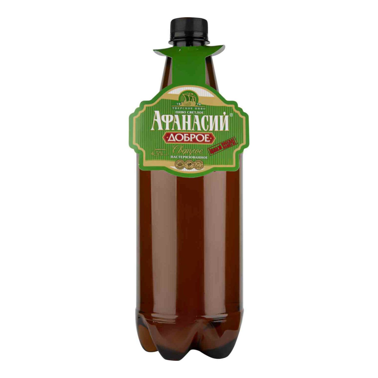 

Пиво Афанасий светлое фильтрованное пастеризованное 1 л