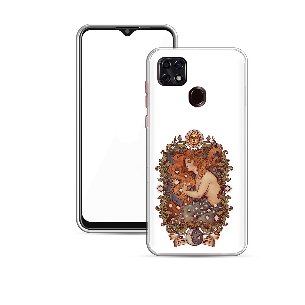 Чехол MyPads Tocco для ZTE V2020 звездная девушка абстракция (PT226946.457.351)