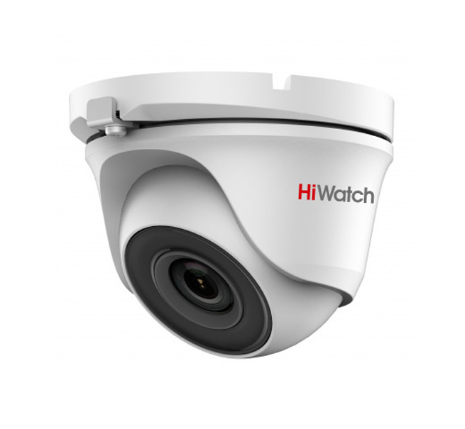 фото Камера видеонаблюдения ahd/tvi/cvi/cvbs купольная 2мп hiwatch hd ds-t203(b) (2.8)