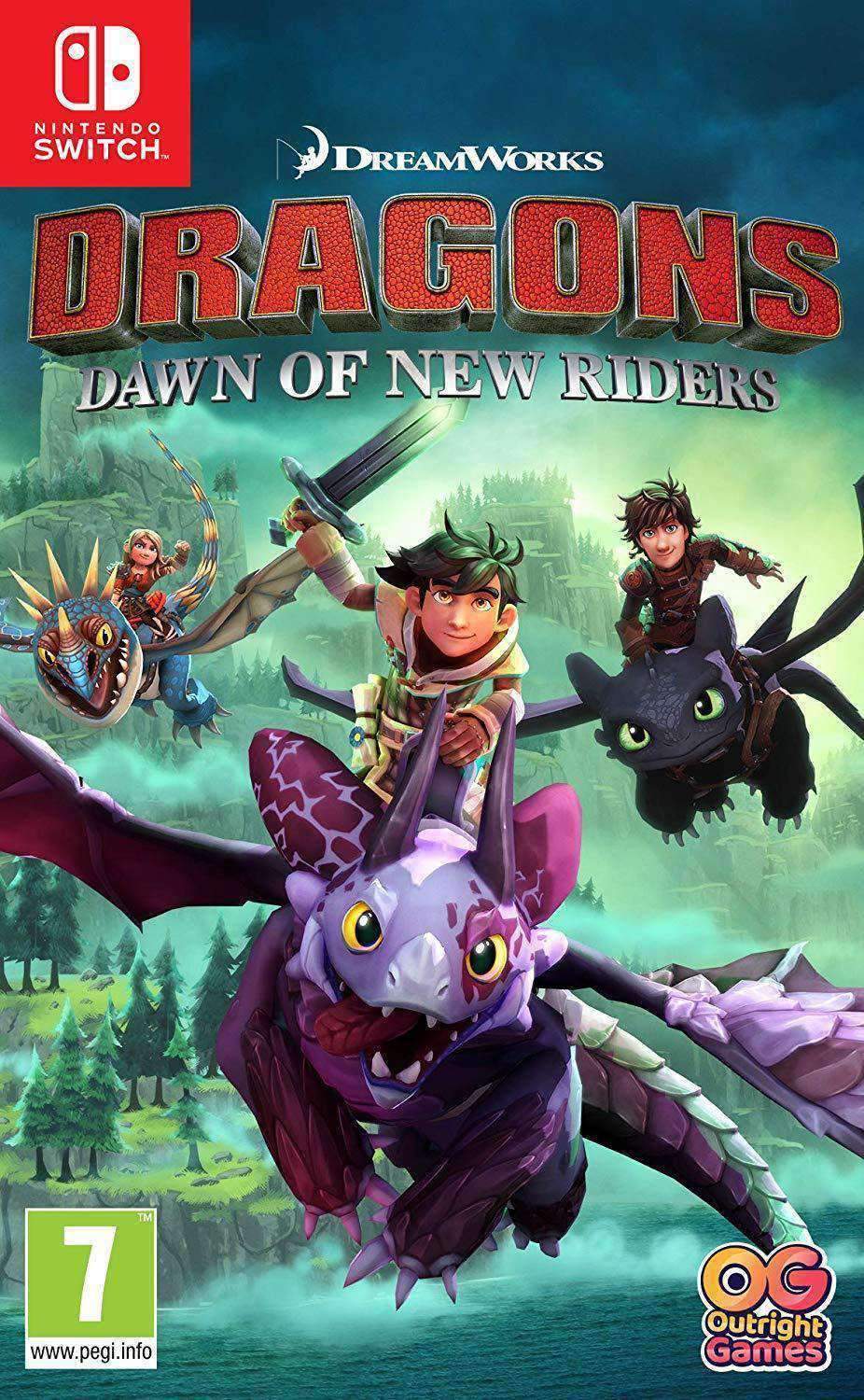 фото Игра dragons: dawn of new riders (как приручить дракона 3) (switch) outright games
