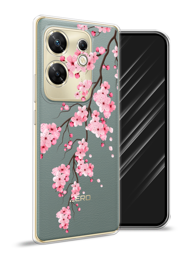 

Чехол Awog на Infinix Zero 30 4G "Розовая сакура", Розовый;белый;коричневый, 3105050-1