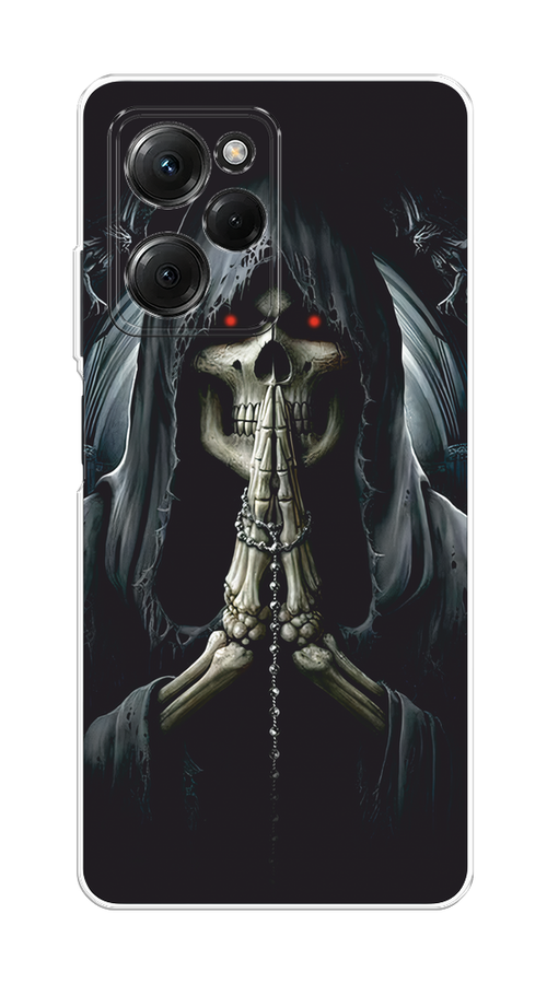 

Чехол Homey на Poco X5 Pro 5G "Молитва", Серый, 318050-1