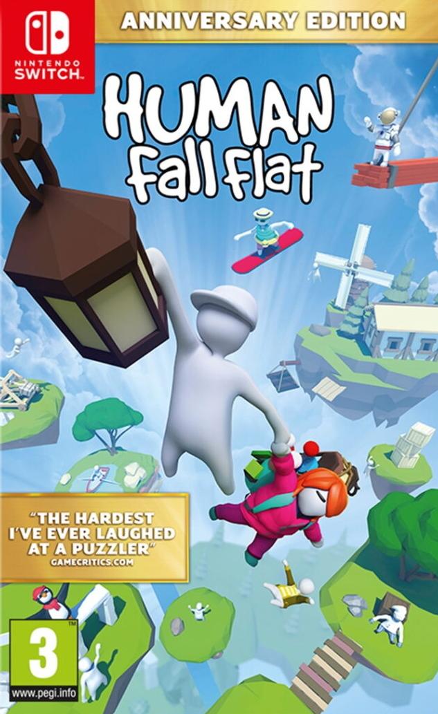 фото Игра human: fall flat anniversary edition русская версия (switch) curve digital