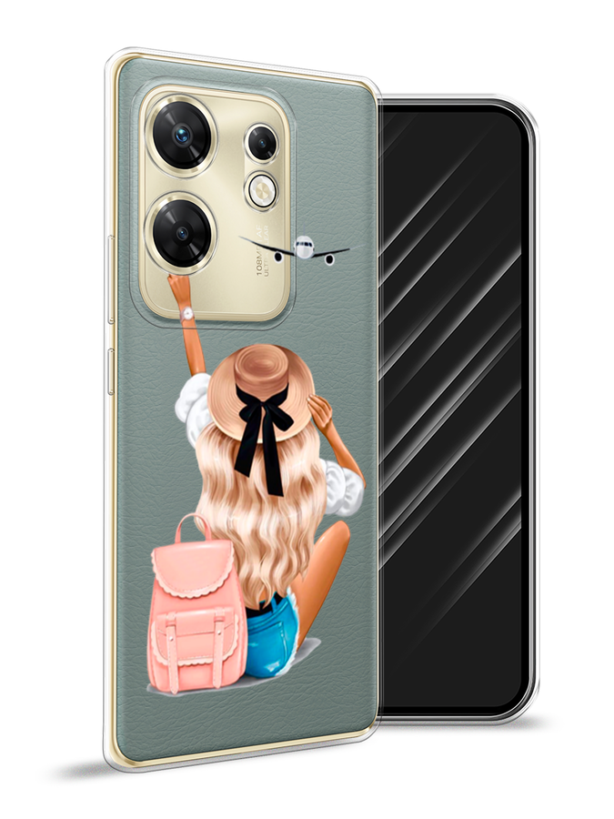 

Чехол Awog на Infinix Zero 30 4G "Автостопом самолетом", Бежевый;белый, 3105050-1