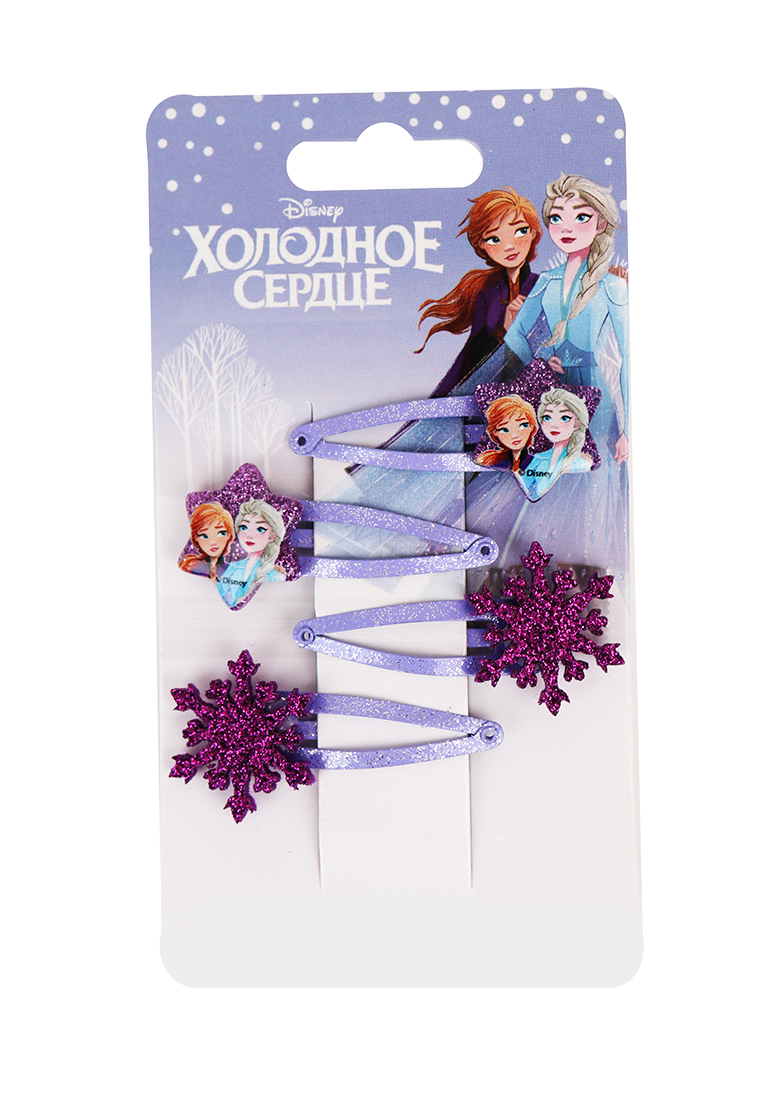 фото Заколка disney frozen l0592 цв. фиолетовый, розовый