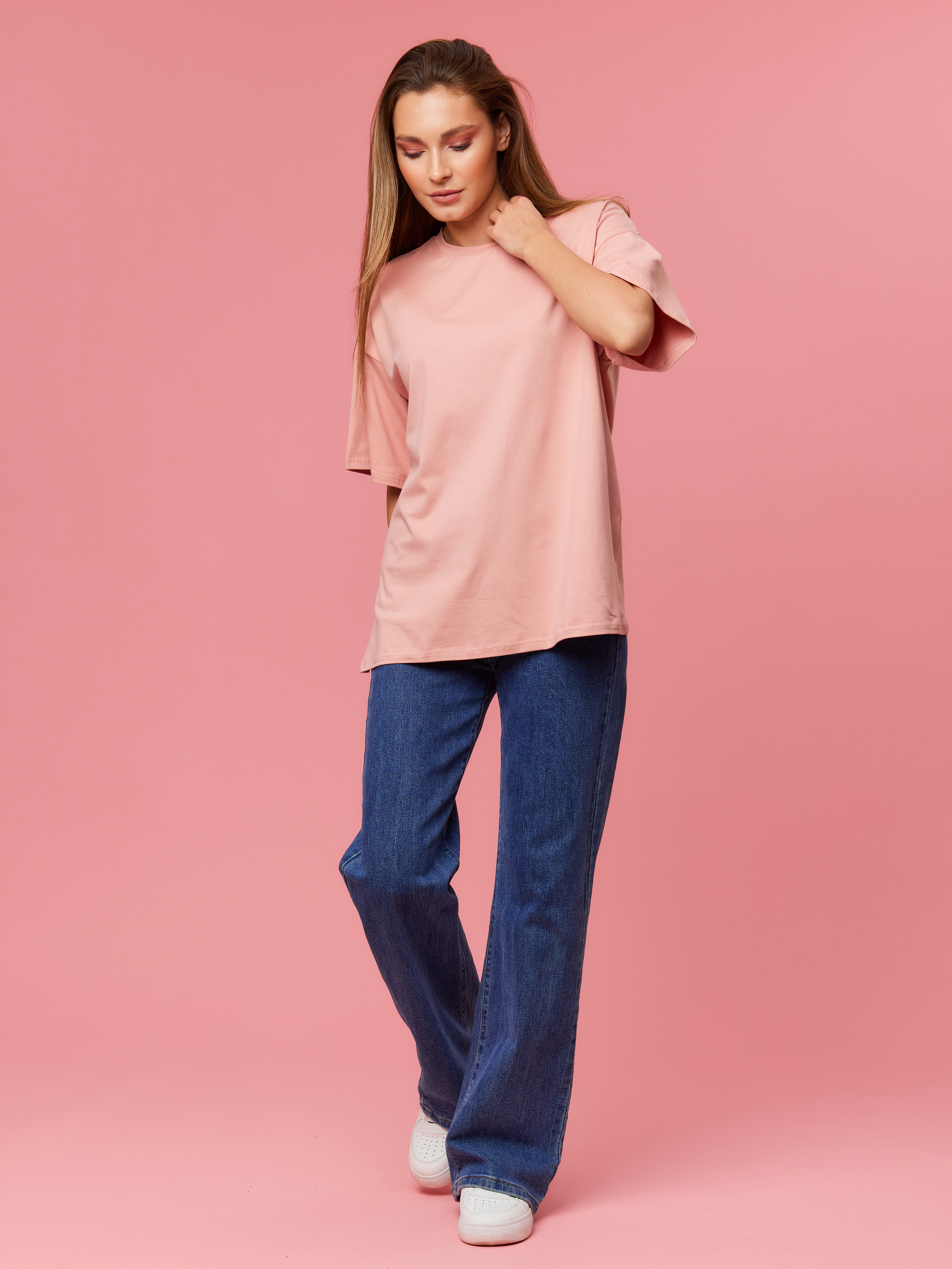 

Футболка женская FOUR GYO F12 розовая L-XXL, Розовый, F12