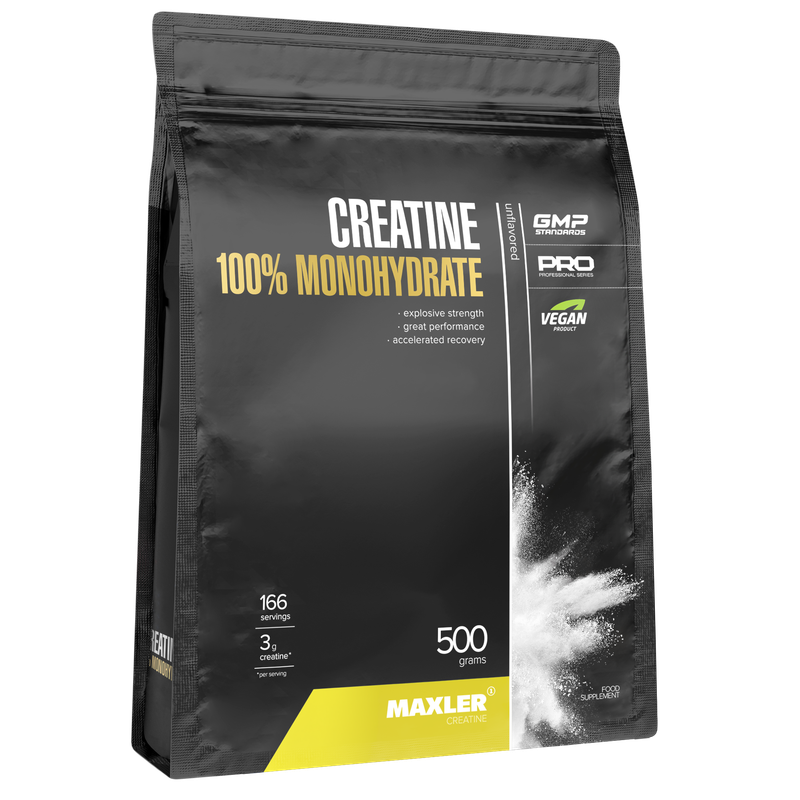 Креатин Maxler 100% Creatine Monohydrate, 500 г, unflavored