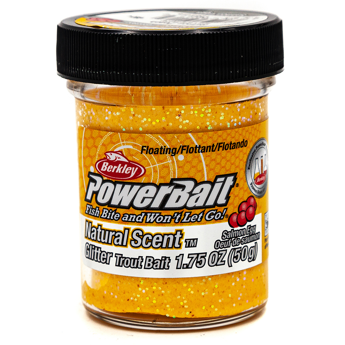 

Форелевая паста Berkley PowerBait Natural Scent Glitter 50 гр Икра, Персик, Оранжевый, PowerBait Natural Scent