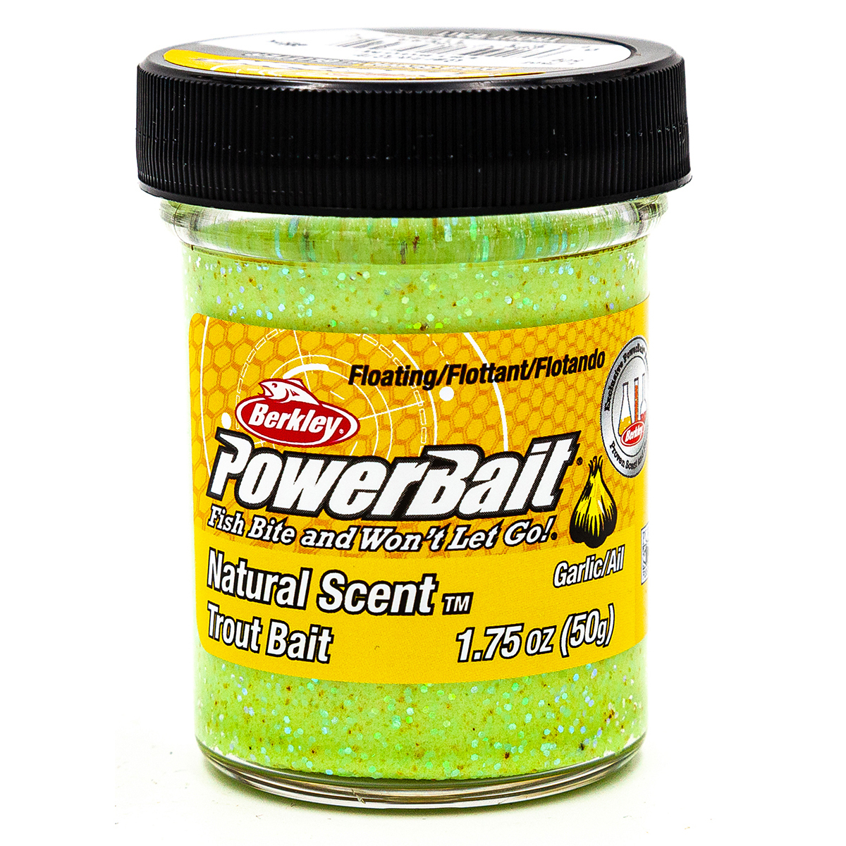 

Форелевая паста Berkley PowerBait Natural Scent Glitter 50 гр Чеснок, Желто-зеленый, Зеленый;желтый, PowerBait Natural Scent