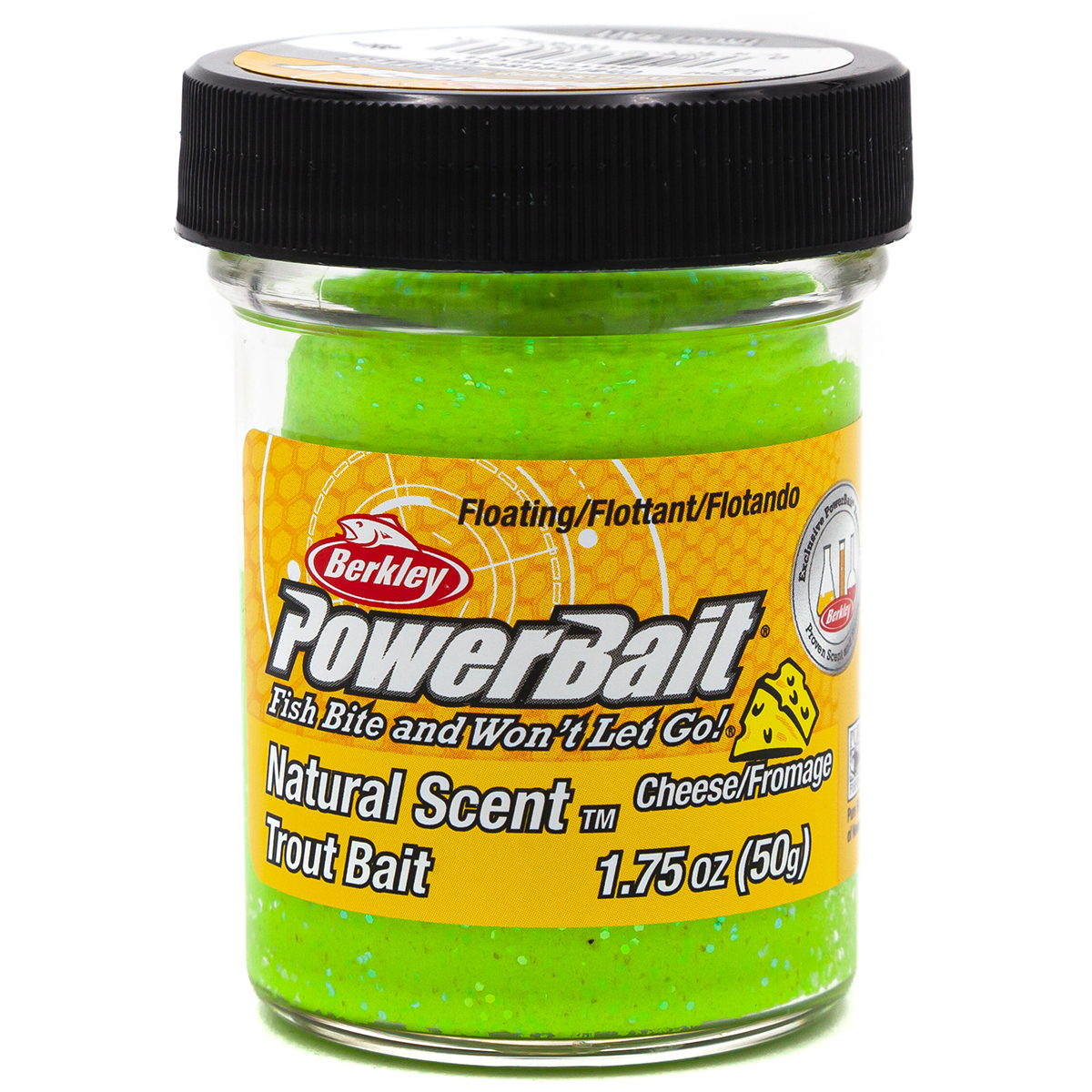 

Форелевая паста Berkley PowerBait Natural Scent 50 гр Сыр, Шартрез, Зеленый, PowerBait Natural Scent