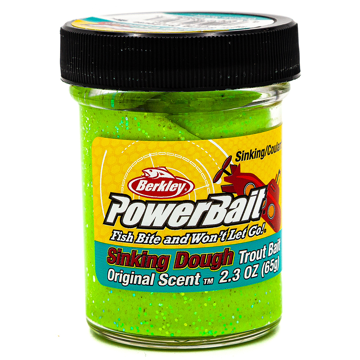 

Форелевая паста Berkley PowerBait Original Scent Sinking Dough 65 гр, Шартрез, Original Scent Sinking Dough