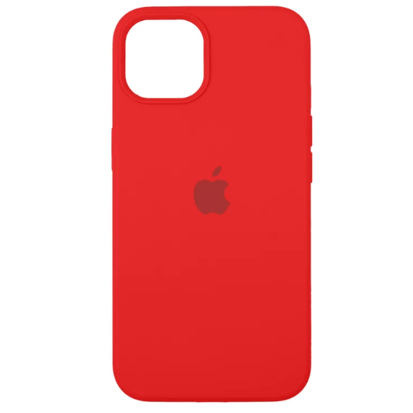 

Чехол iPhone 13 Silicon Сase APL WS (с лого), красный № 25 (IS009227)