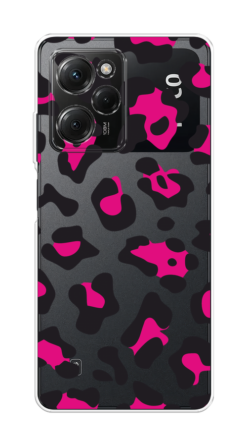 

Чехол Homey на Poco X5 Pro 5G "Pink cow spots", Черный;розовый, 318050-1
