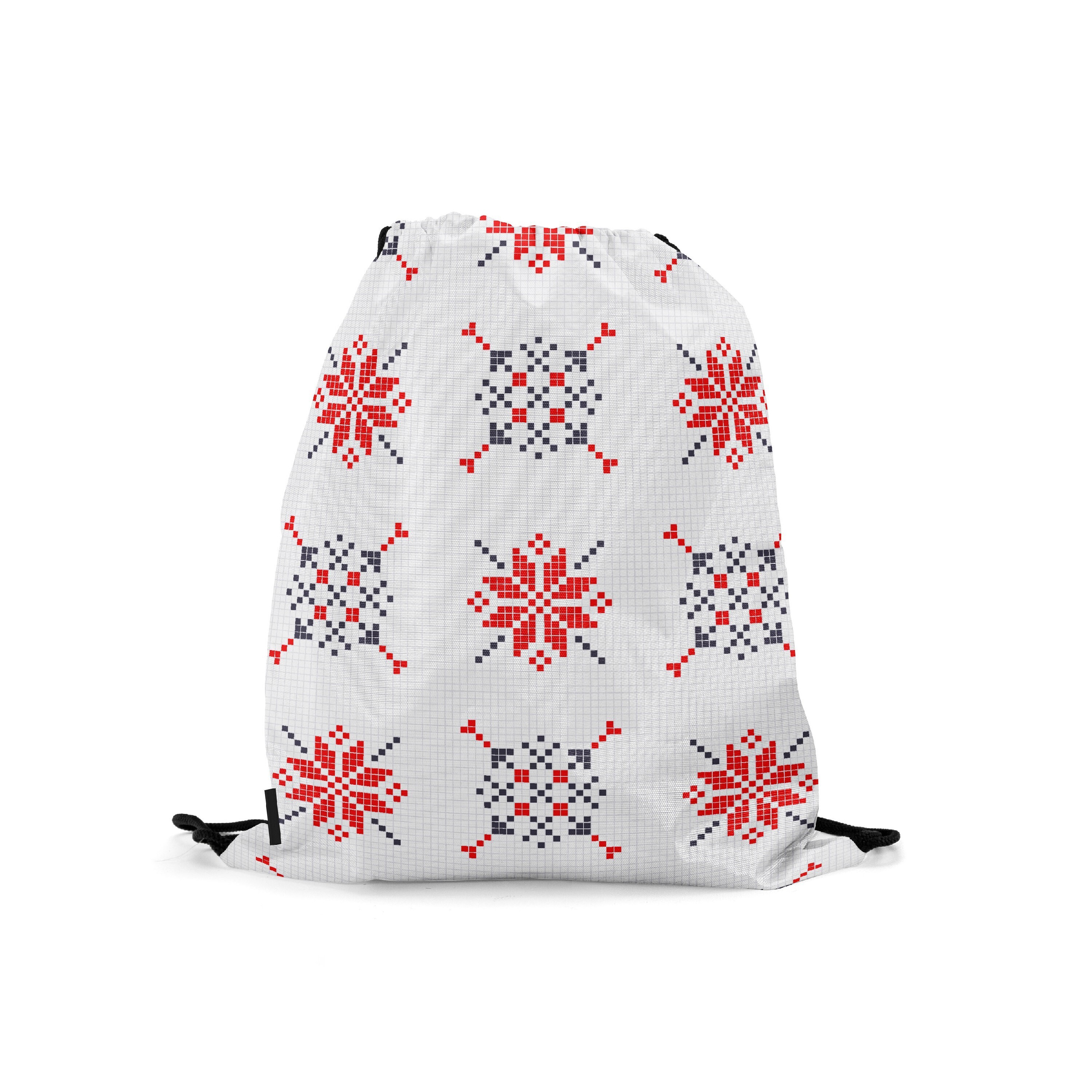 

Мешок-рюкзак для сменной обуви Burnettie EthnicPattern10Big, Белый
