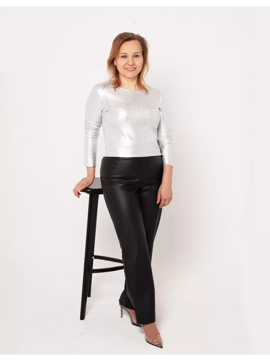 

Брюки женские S.Oliia SO24БЖ00101 черные 44 RU, Черный, SO24БЖ00101