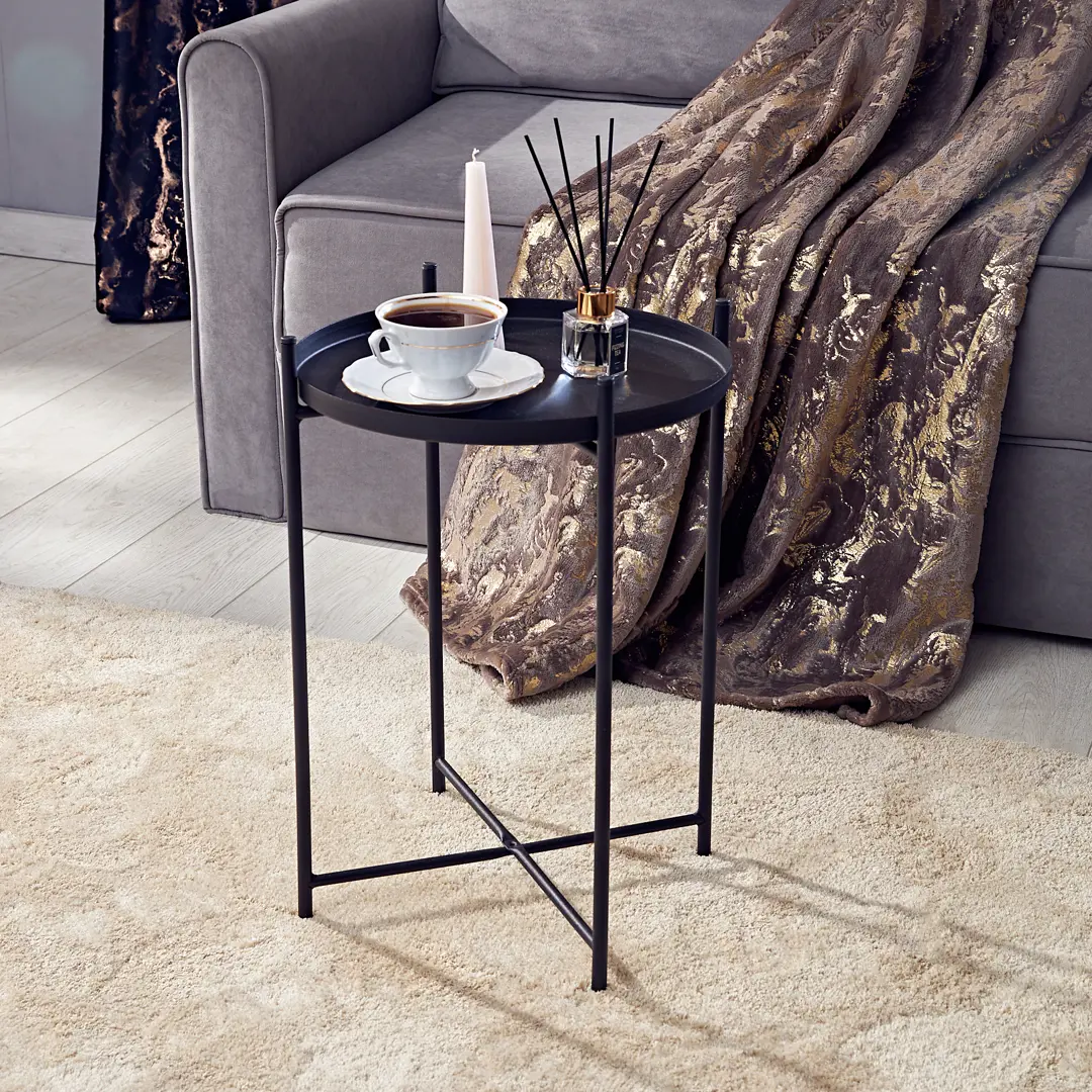 

Столик кофейный Sheffilton SHT-CT8 36x50 см черный, Sheffilton