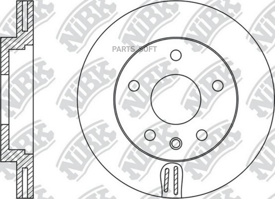 Тормозный колодки NiBK передний для Renault Duster 2010- RN43008