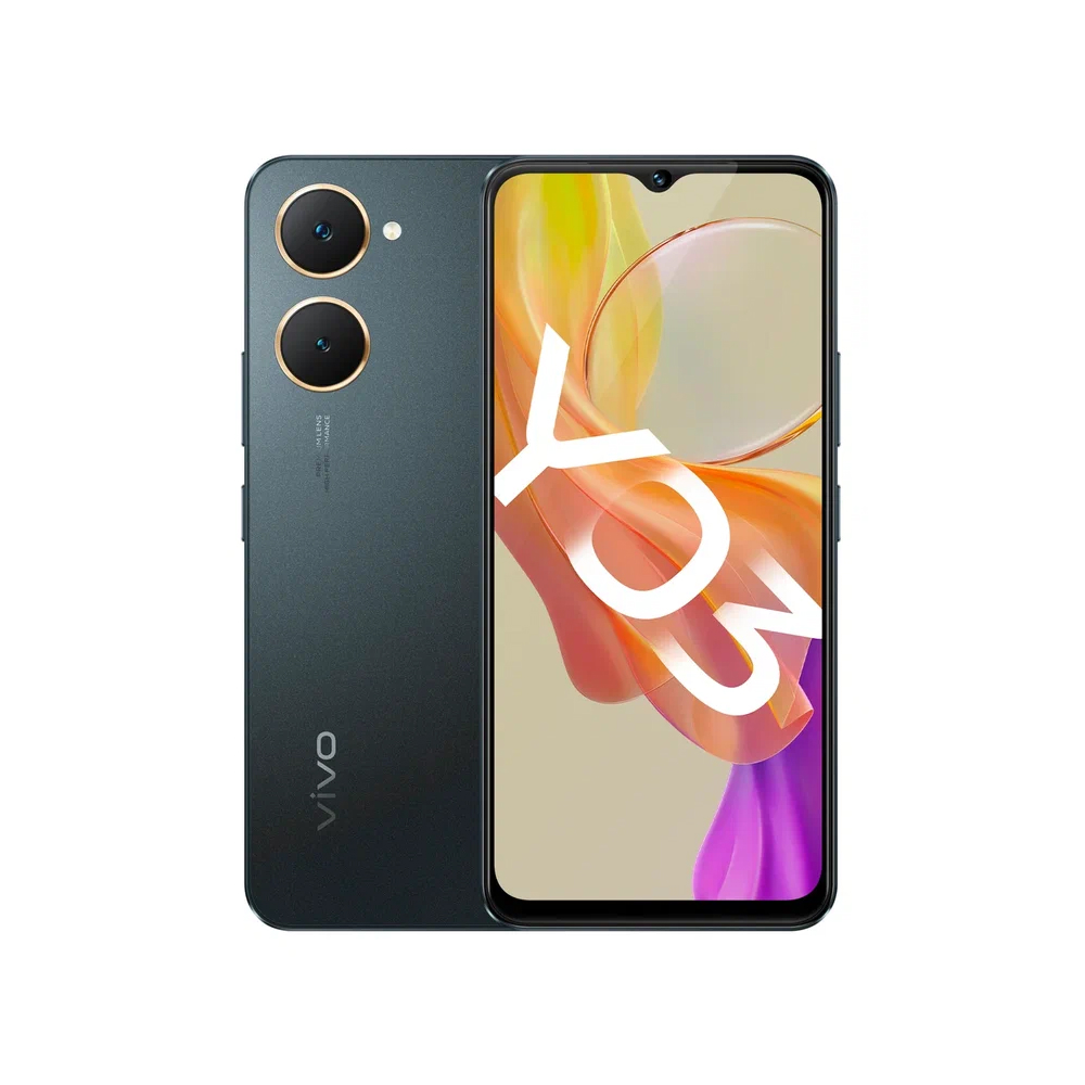 

Смартфон Vivo Y03 4/128 ГБ, черный, Y03