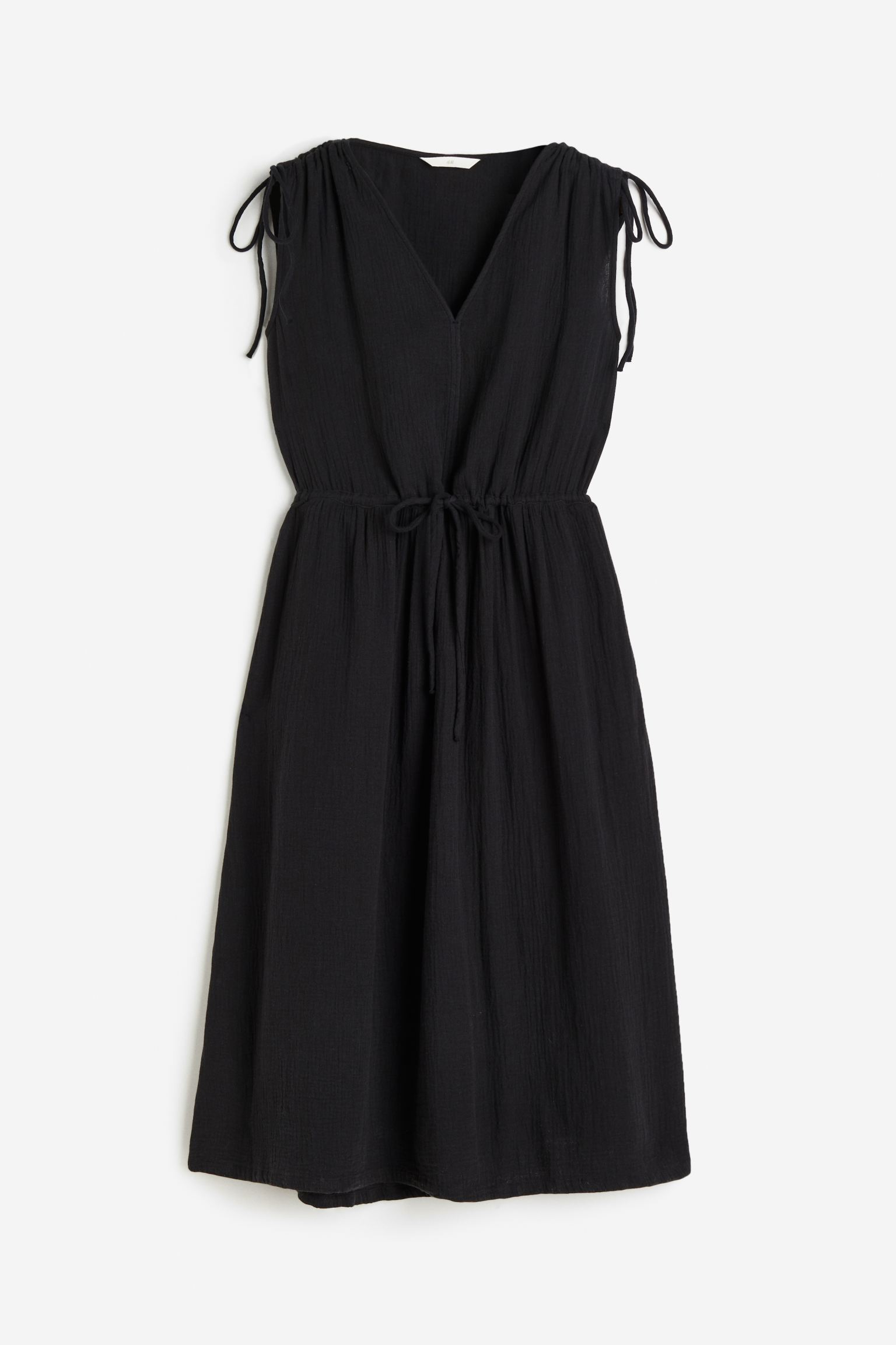 

Платье женское H&M 1167382001 черное S, Черный, 1167382001