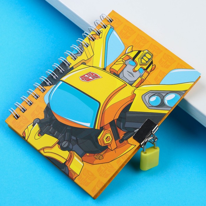 Записная книжка Hasbro на замочке А6 Transformers