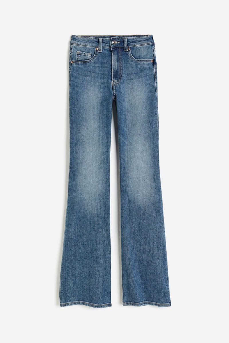 

Джинсы женские H&M 1109636 голубые 44 EU, Голубой, 1109636