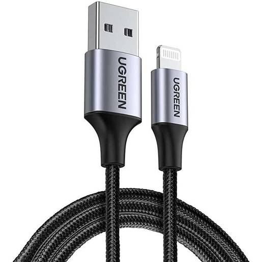 

Кабель uGreen US199 (60158) Lightning to USB Cable Alu Case with Braided 2м Черный, US199 (60158) Lightning to USB Cable Alu Case with Braided. Длина: 2м. Цвет: черный