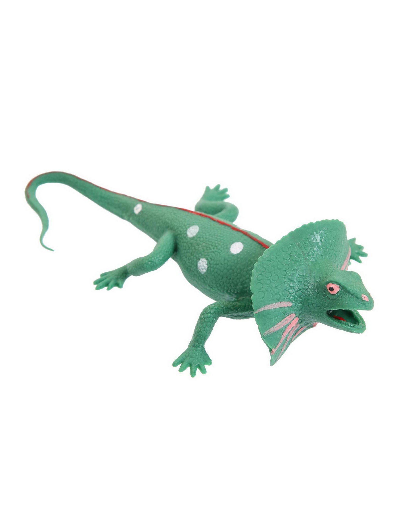 Фигурка Abtoys Юный натуралист: Рептилии Ящерица темно-зеленая с воротником PT-01719