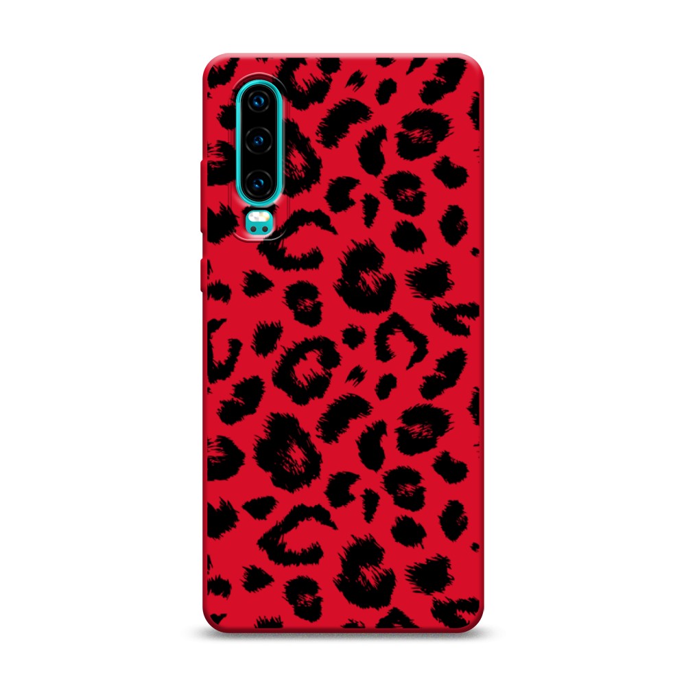 

Чехол Awog на Huawei P30 "Окрас леопарда фон", Разноцветный, 68553-1