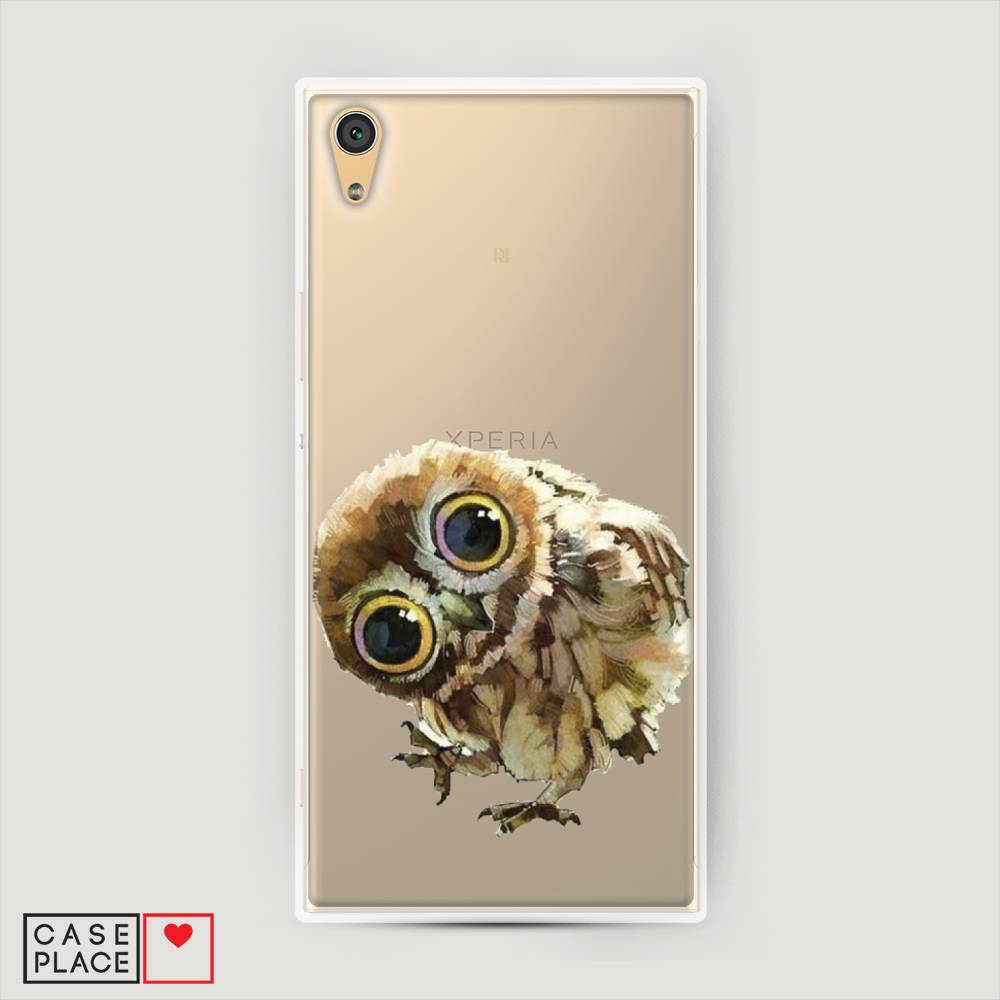 

Пластиковый чехол "Любопытный совенок" на Sony Xperia XA1