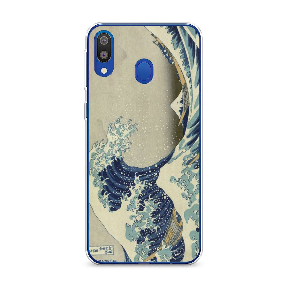 

Чехол Awog на Samsung Galaxy M20 "Большая волна в Канагаве", Разноцветный, 27450-9