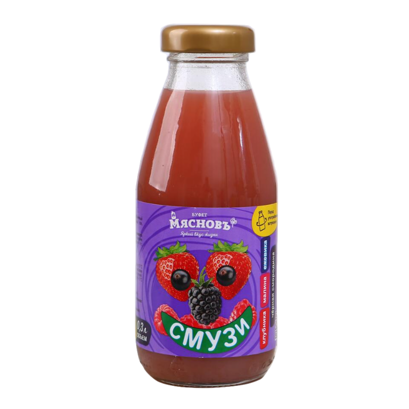 

Смузи Мясновъ БУФЕТ ягодный микс 0,3 л