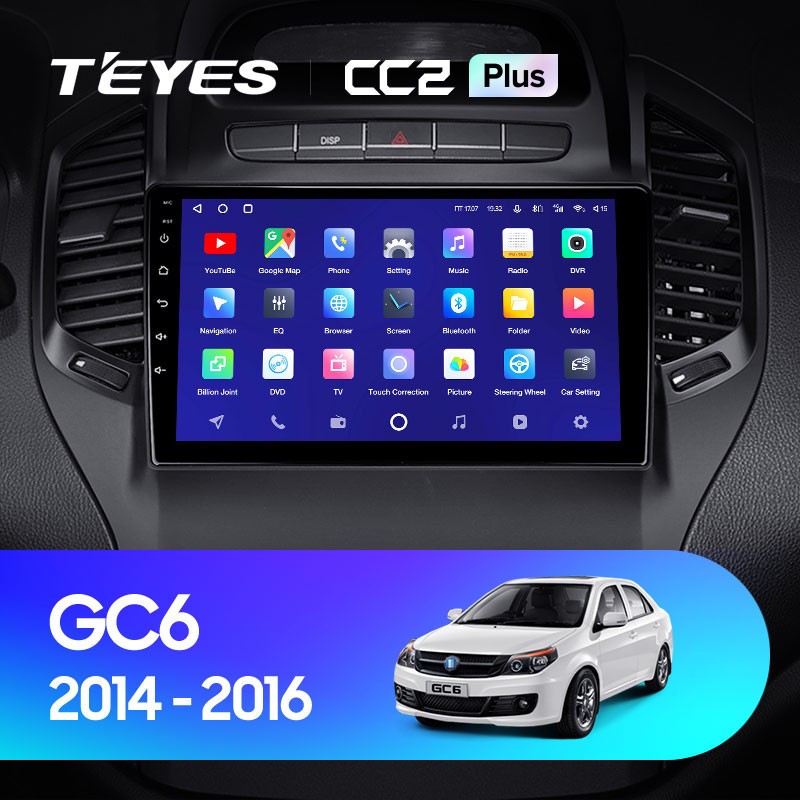 Штатная магнитола Teyes CC2 Plus 6128 Geely GC6 1 2014-2016 3890000₽